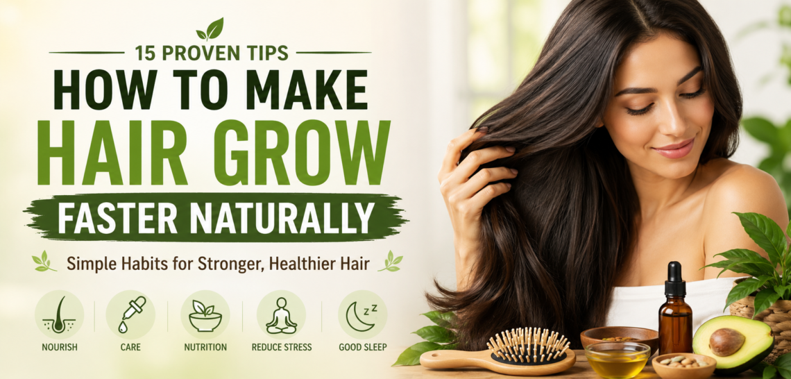 How to Make Hair Grow Faster Naturally