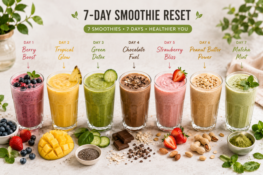 7-Day Smoothie Reset: A Practical Guide to Building Healthier Habits, One Glass at a Time 7-Day Smoothie Reset