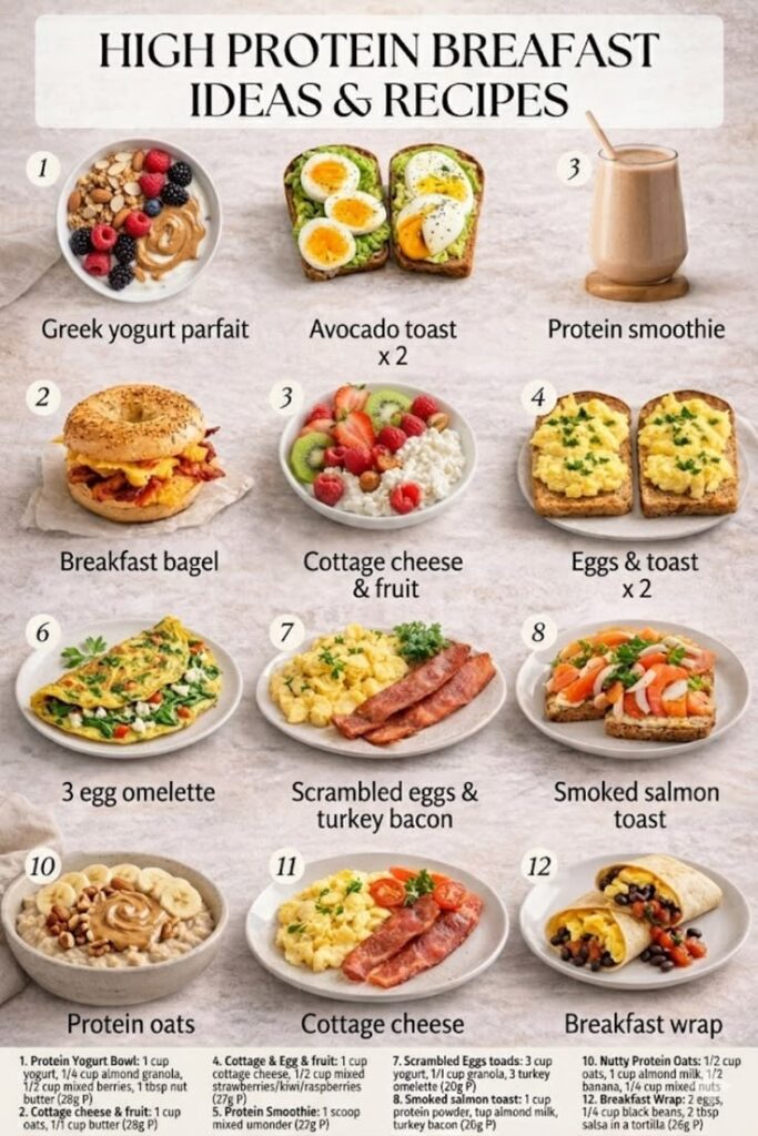 10 High-Protein Breakfast Ideas to Start Your Day Right Breakfast