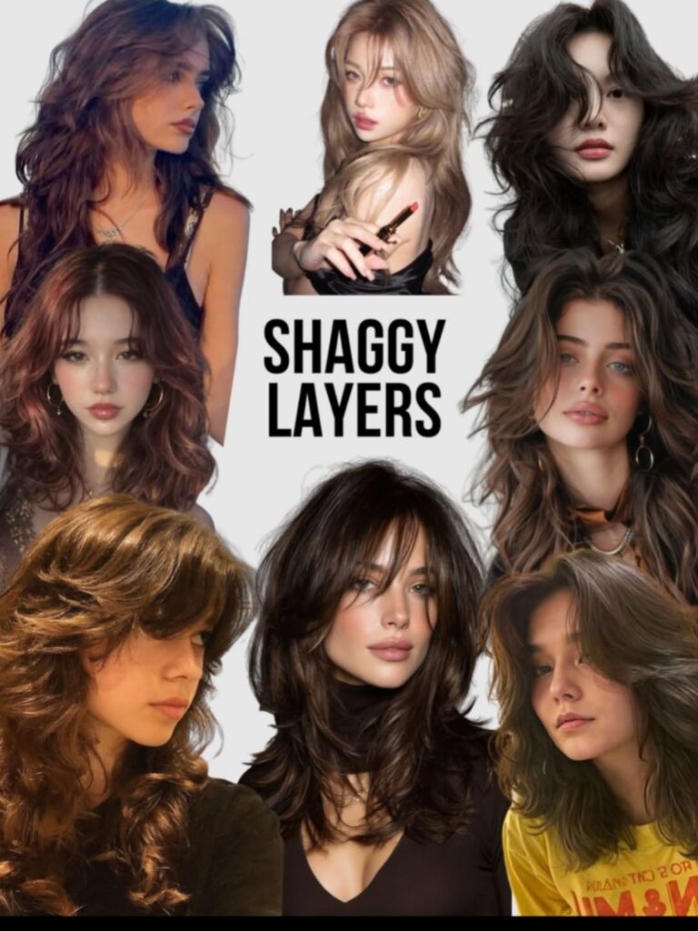 Long layered haircuts