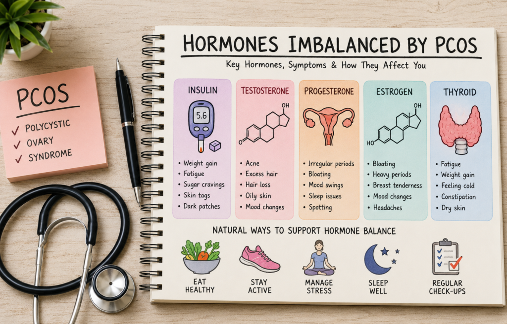 Hormones Imbalanced by PCOS: