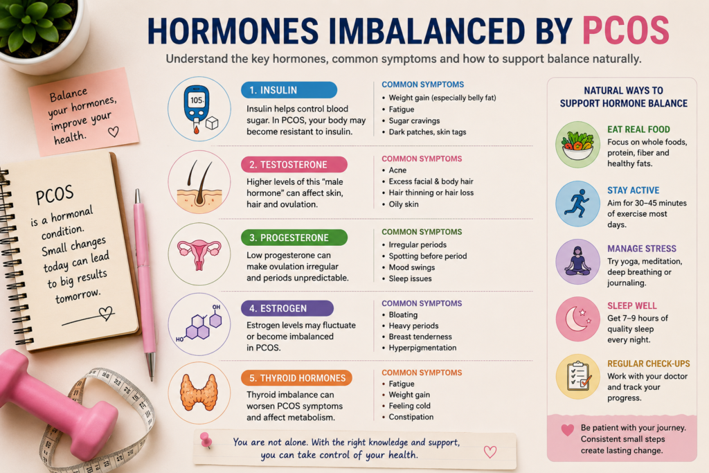 Hormones Imbalanced by PCOS: