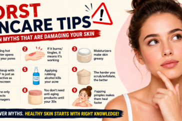 9 Worst Skincare Tips
