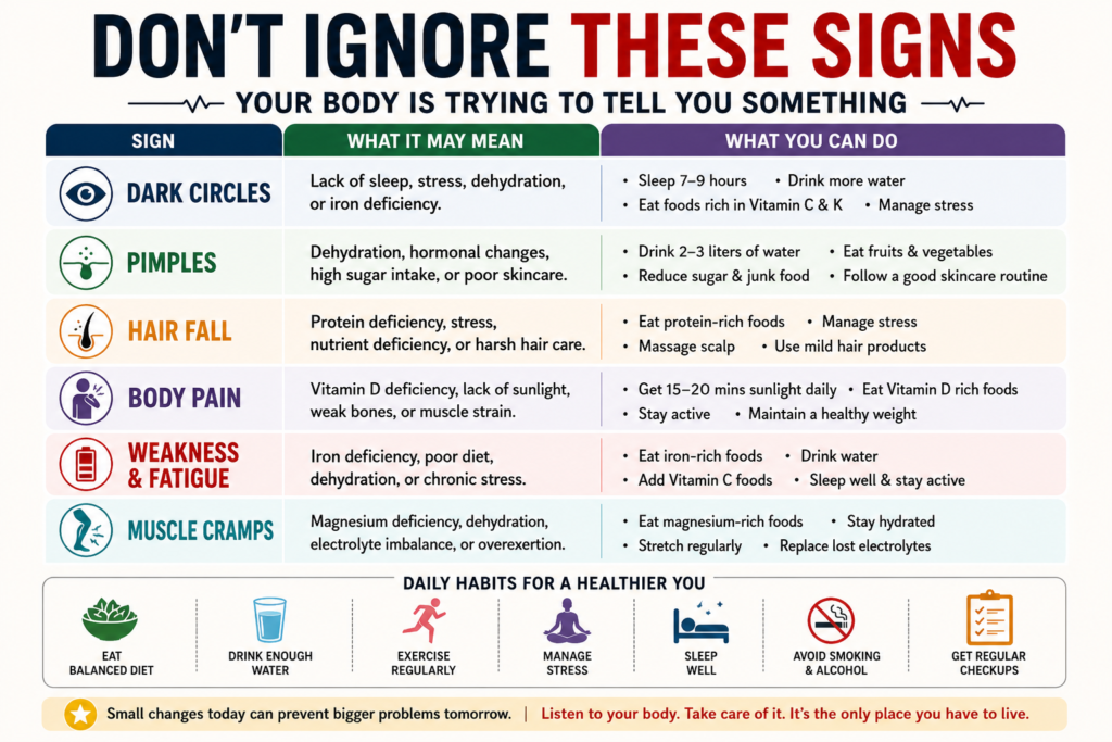 Health Warning Signs